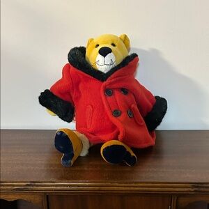 Jelly cat lioness in red and black coat